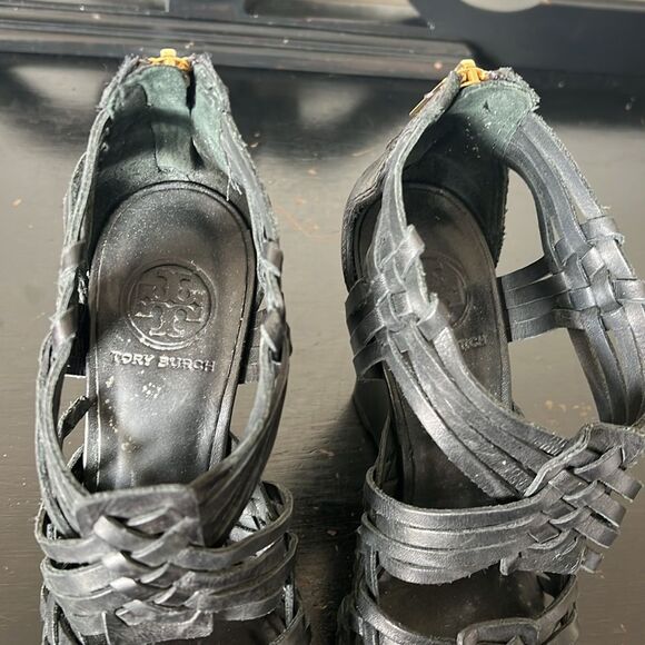 Tory Burch Tevray Wedge Sandals - Picture 4 of 12